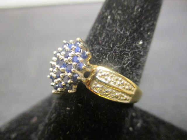 10k Gold Sapphire Ring