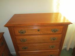 Kincaid Solid Oak Three Over Two Chest