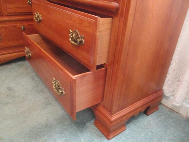 Kincaid Solid Oak Three Over Two Chest