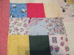 Hand Made Quilt with Some Hand Stitching