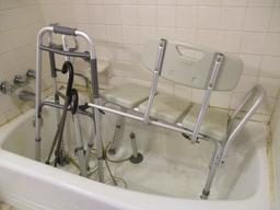 Wide Shower Seat, Walker and Canes