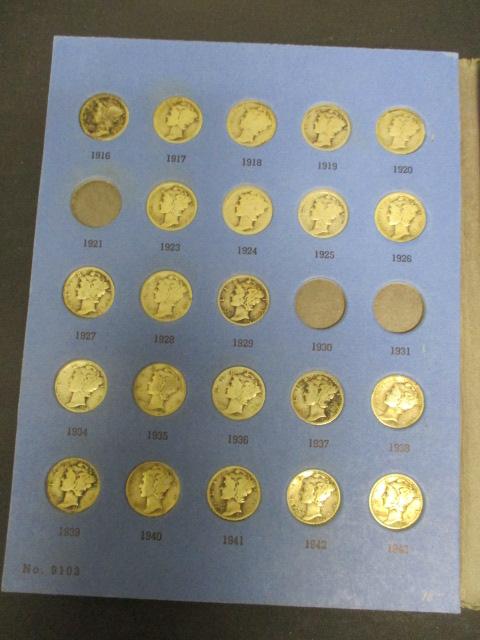 One-a-Year Dime Collection Book- 1916-1993