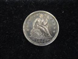 1855 w/ Arrows Liberty Seated Dime