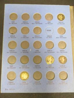 Lot of 24 Barber Dimes in Book