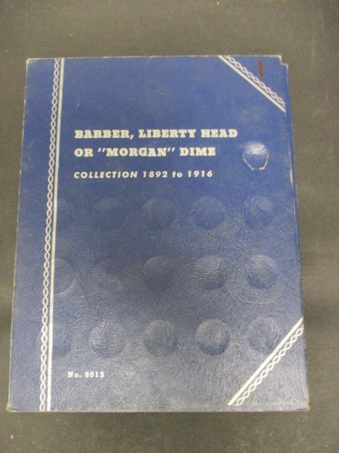 Lot of 24 Barber Dimes in Book
