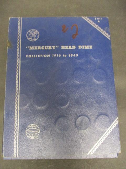 Lot of 61 Mercury Dimes in Book