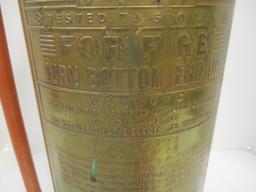 Brass Pyrene Soda-Acid Fire Extinguisher