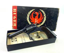 Early 1959 Ruger Bearcat .22 LR Revolver with Original Box & Receipt