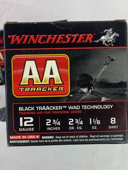 NIB 75rds. 12 GA. Winchester AA Black Traacker Wad Tech 2-3/4" Shotgun Ammunition