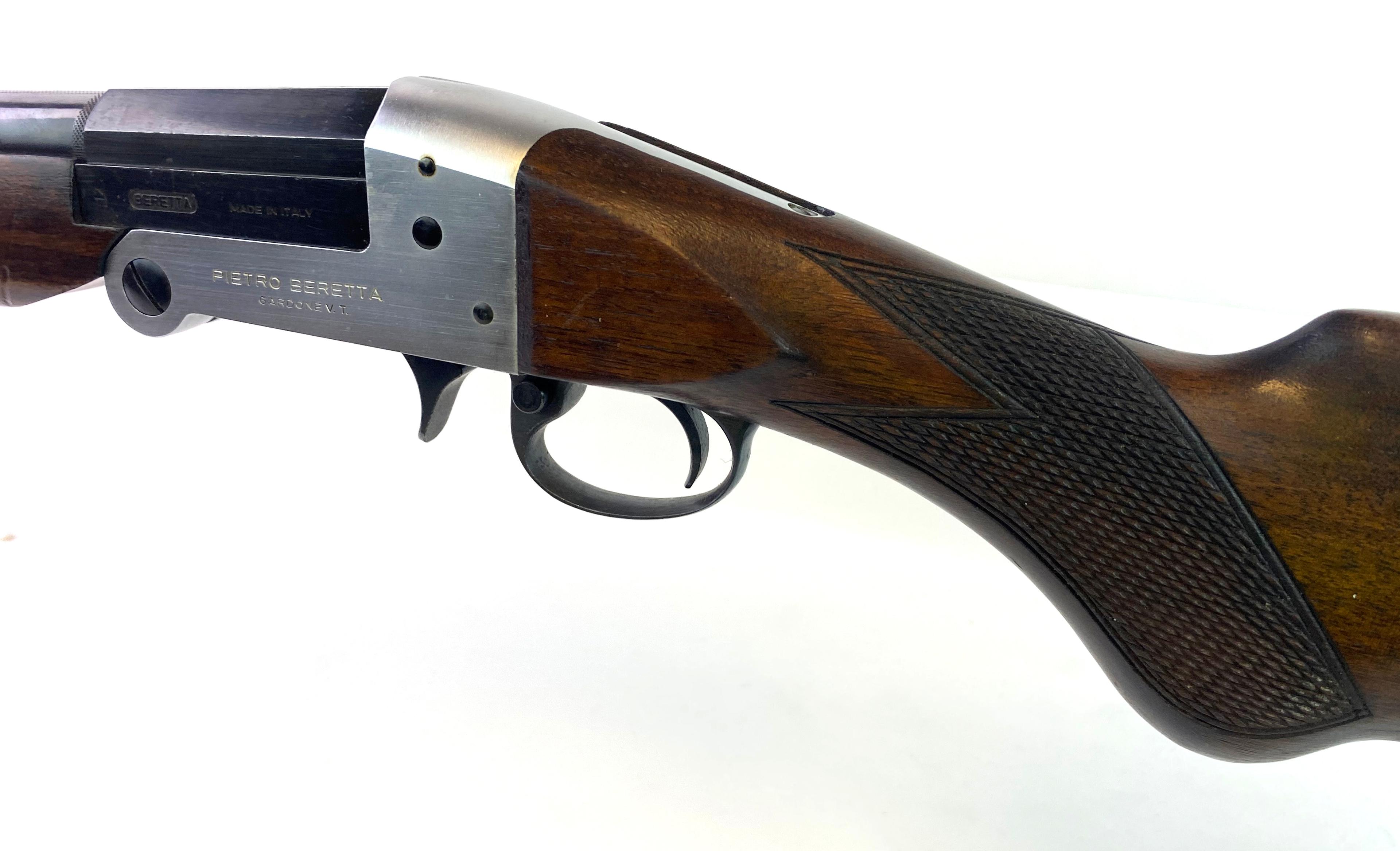 Excellent Beretta Model 413 Vittoria Folding Companion 12 GA. Single Shotgun