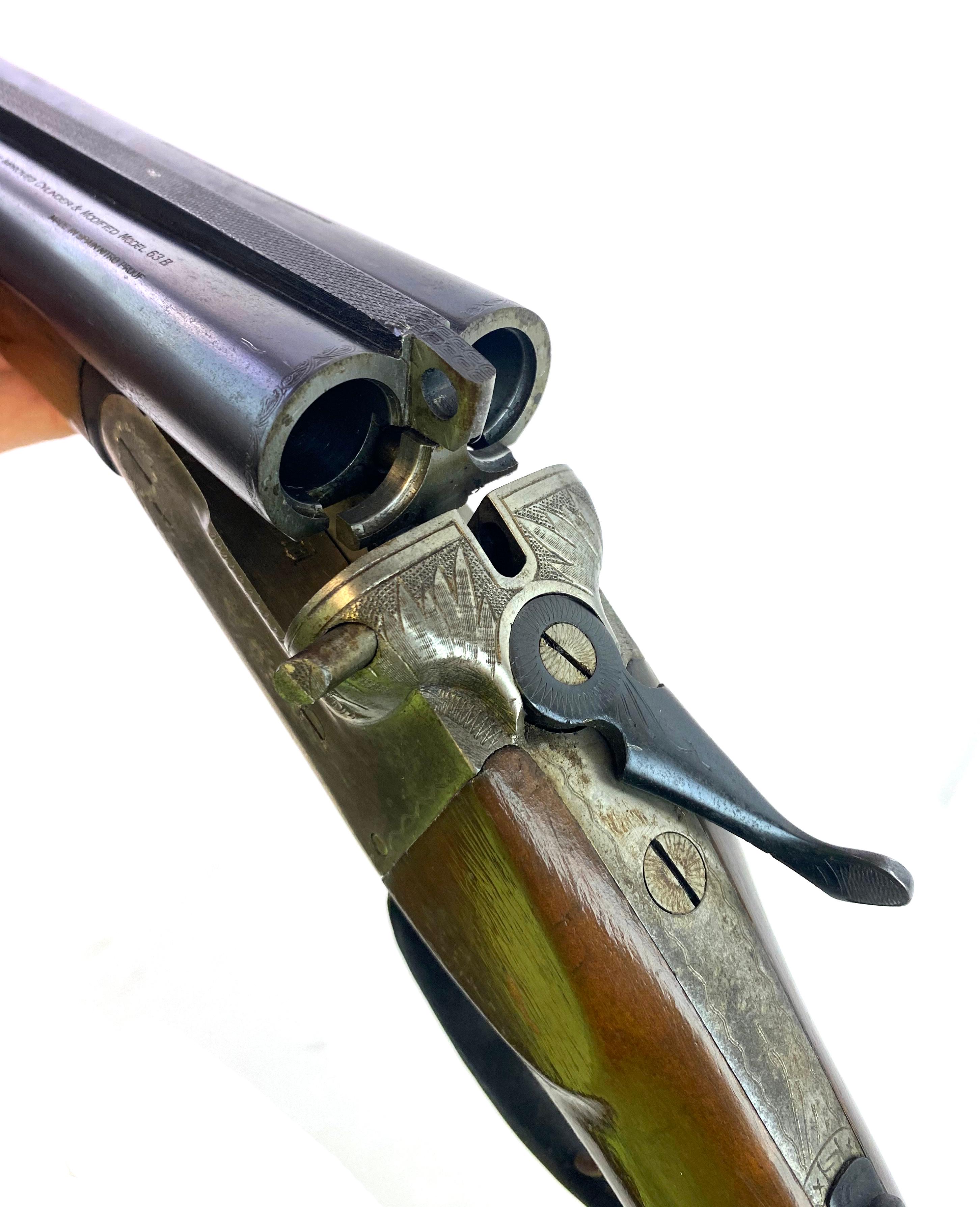 Davidson Model 63B 20 GA. SXS Double Barrel Hammerless Shotgun