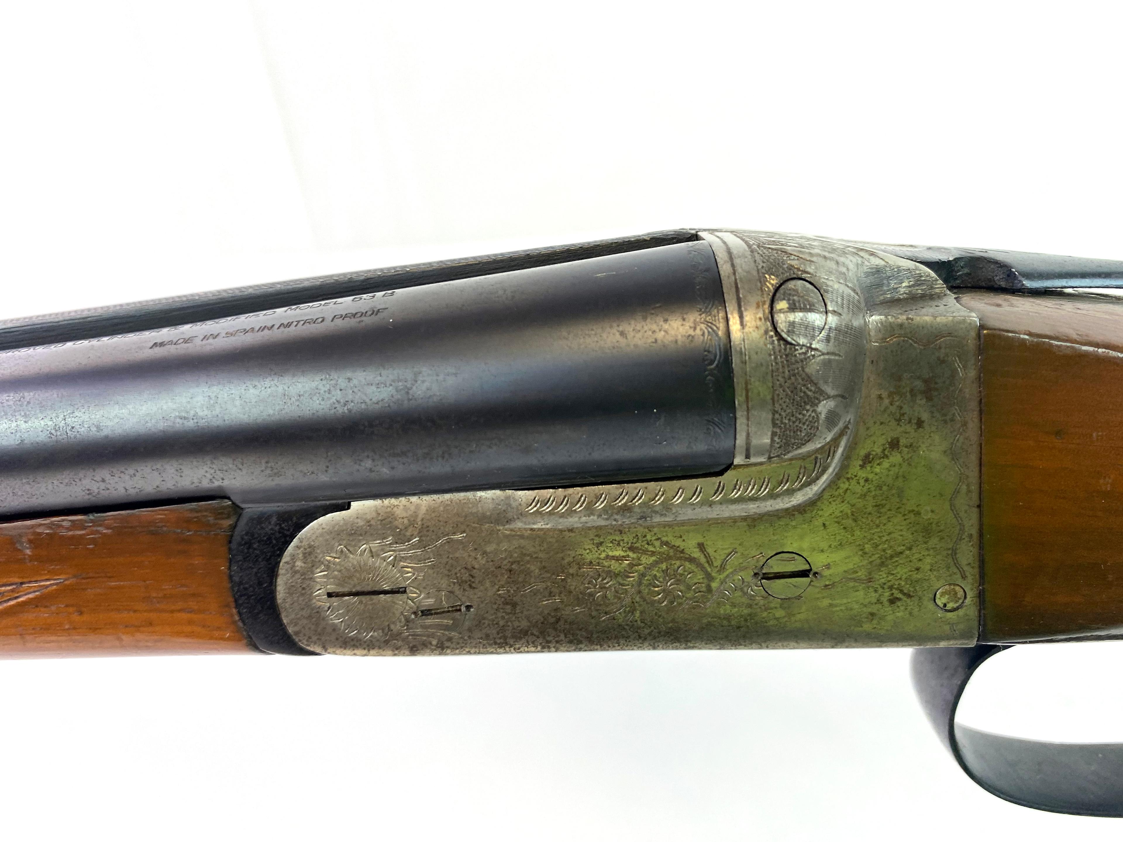 Davidson Model 63B 20 GA. SXS Double Barrel Hammerless Shotgun