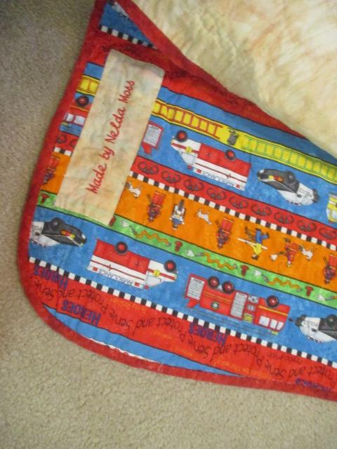 Four Children's Themed Machine Stitched Throws/Mats