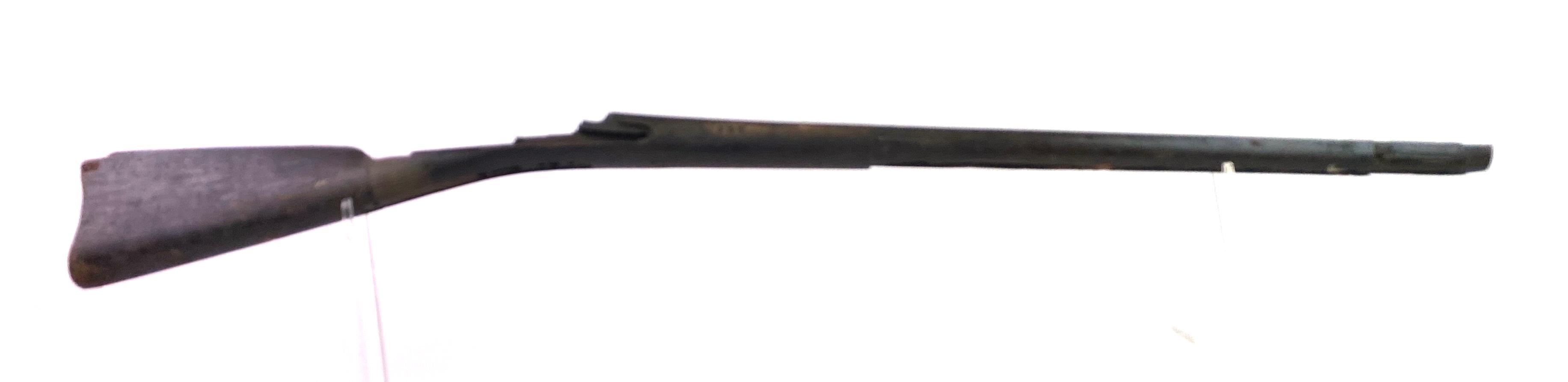 Unknown Old Wooden Musket Stock