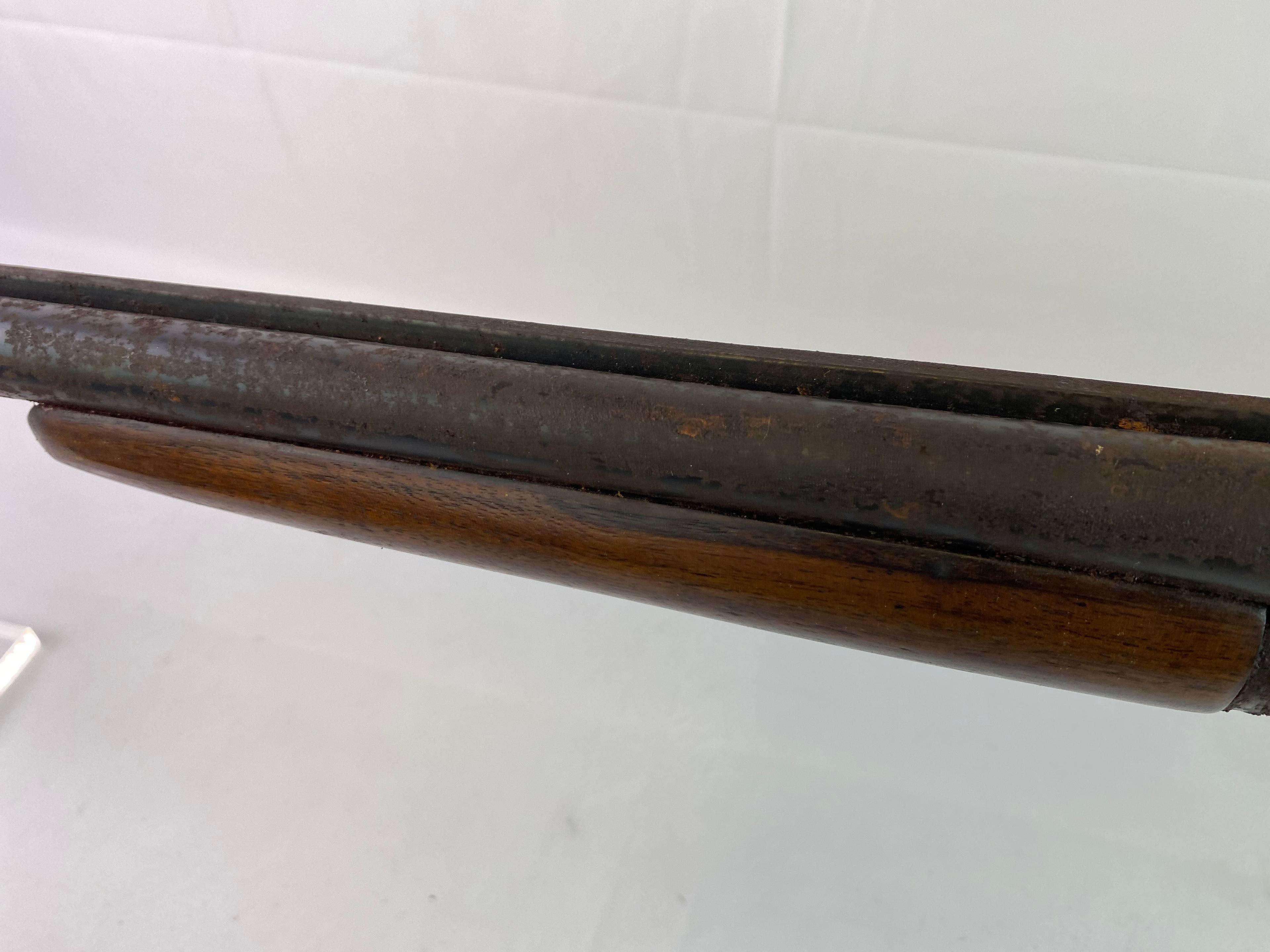 Unknown Rusty Double Barrel Shotgun