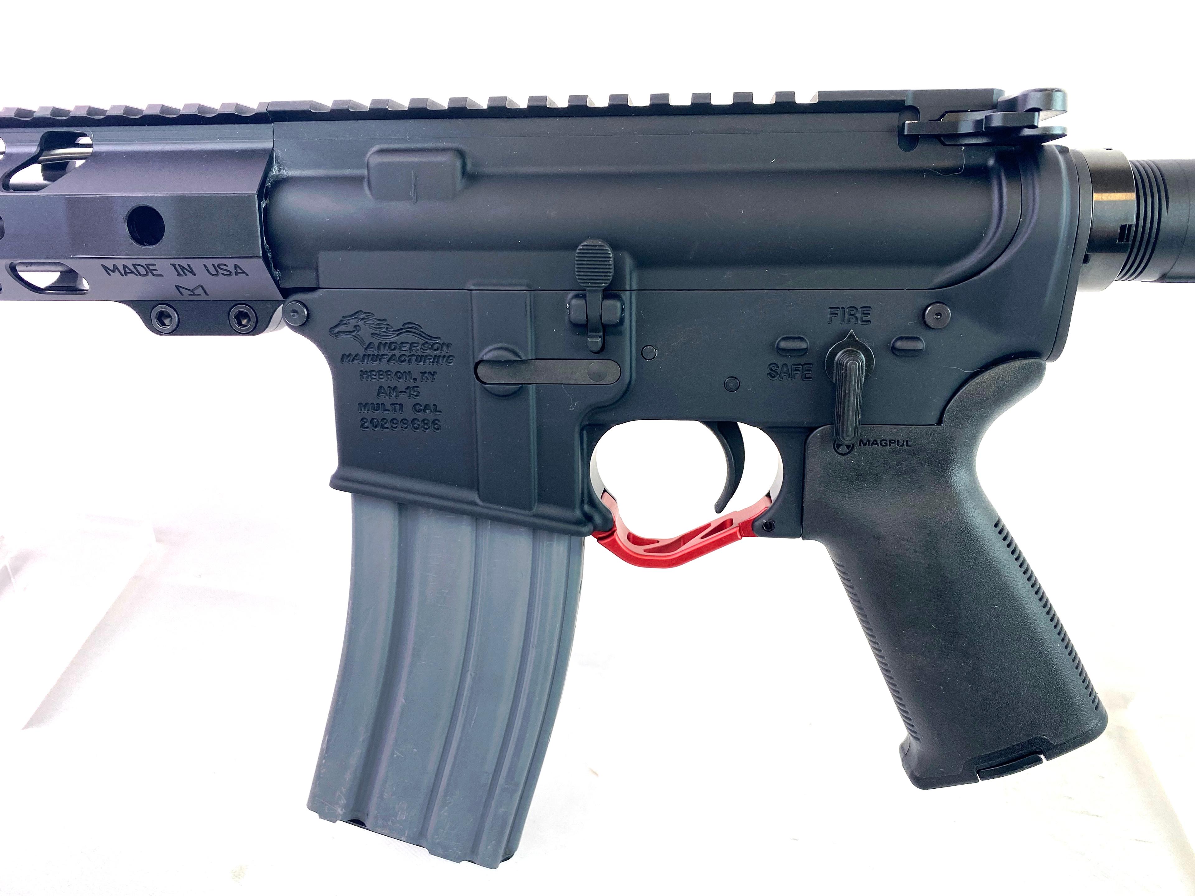 New "Punisher" Anderson Manf. Inc. 300 AAC Blackout Semi-Automatic AR 10.5" Pistol w/ Pistol Brace