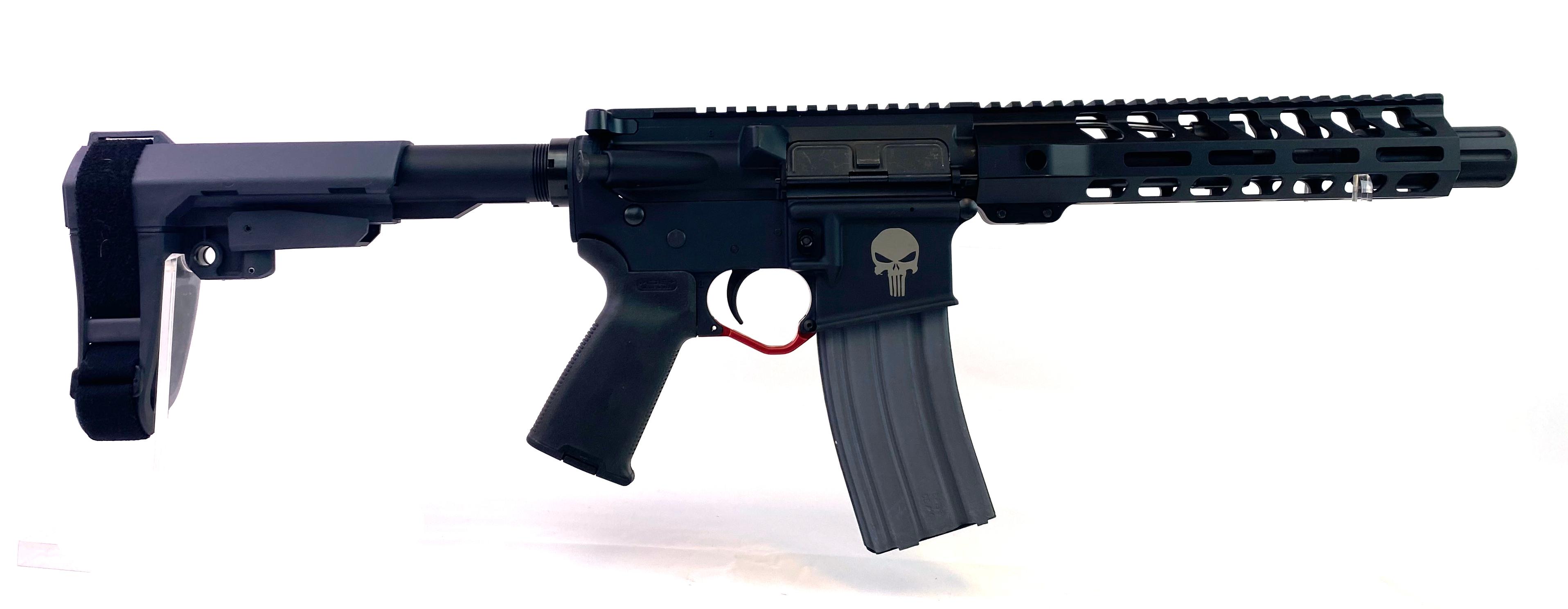 New "Punisher" Anderson Manf. Inc. 300 AAC Blackout Semi-Automatic AR 10.5" Pistol w/ Pistol Brace