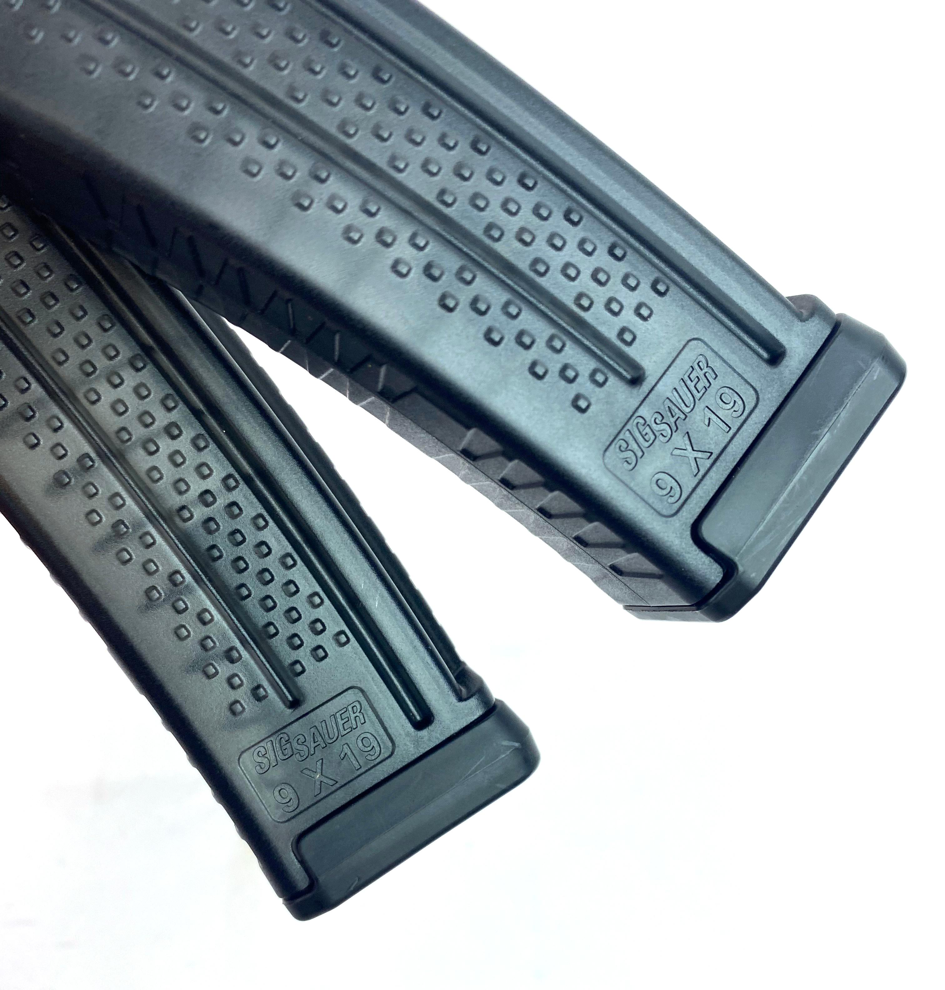 (2) Hard-To-Find Factory SIG SAUER MPX 30-Round 9MM Magazine