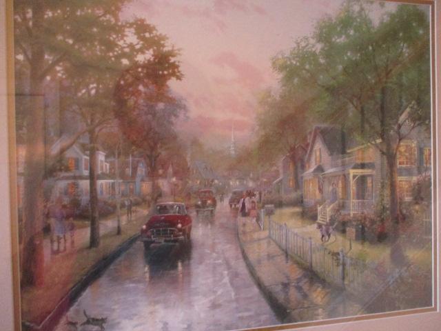 Thomas Kinkade Library Edition Home Interiors 50th Anniversary Lithograph