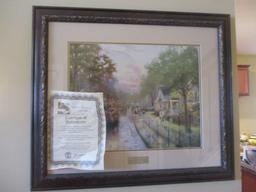 Thomas Kinkade Library Edition Home Interiors 50th Anniversary Lithograph