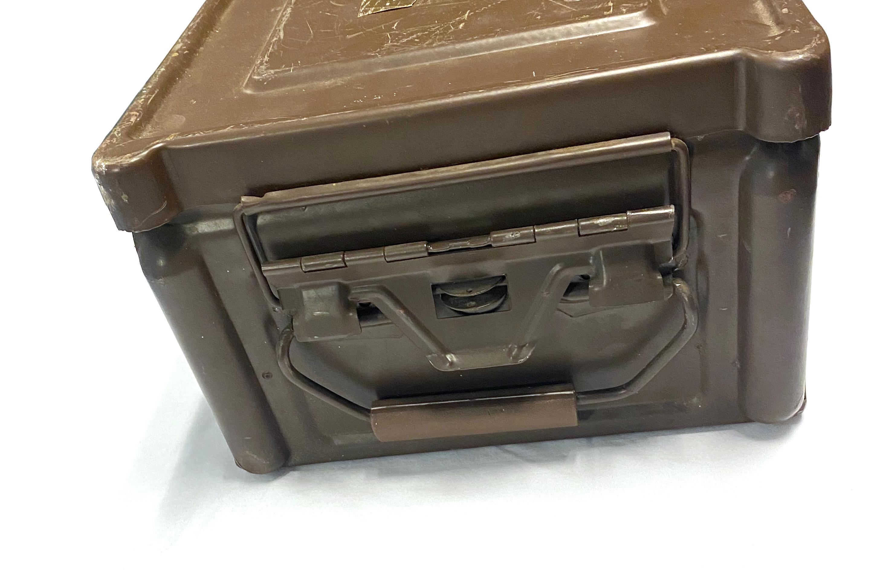 Empty Collectible Original Metal Ammunition Box for South African 7.62x51mm (.308 Win) Battle Packs