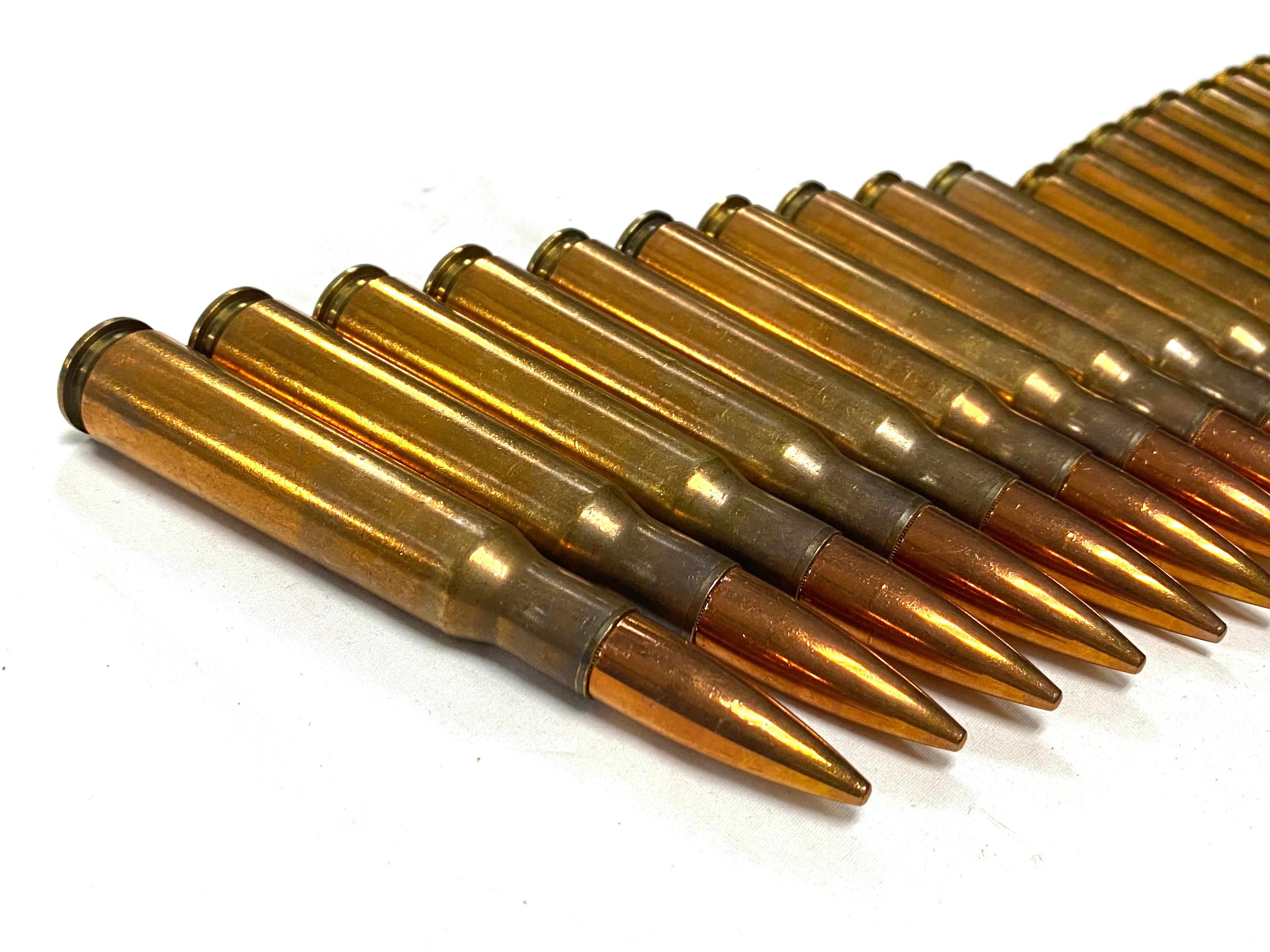 20rds. of 50 BMG Brass Ammunition