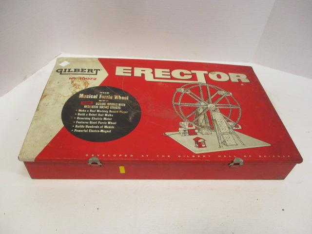 Gilbert Ferris Wheel Erector Set In Metal Case