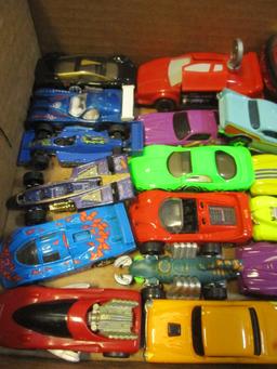 Die Cast Cars.  Most Hot Wheels.