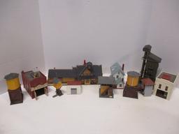 Model Railroad Station, Fire Department, Saloon, And More