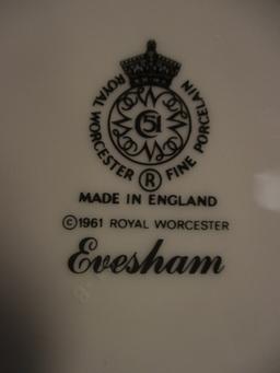 Royal Worcester Evesham Bowls and Egg Coddler