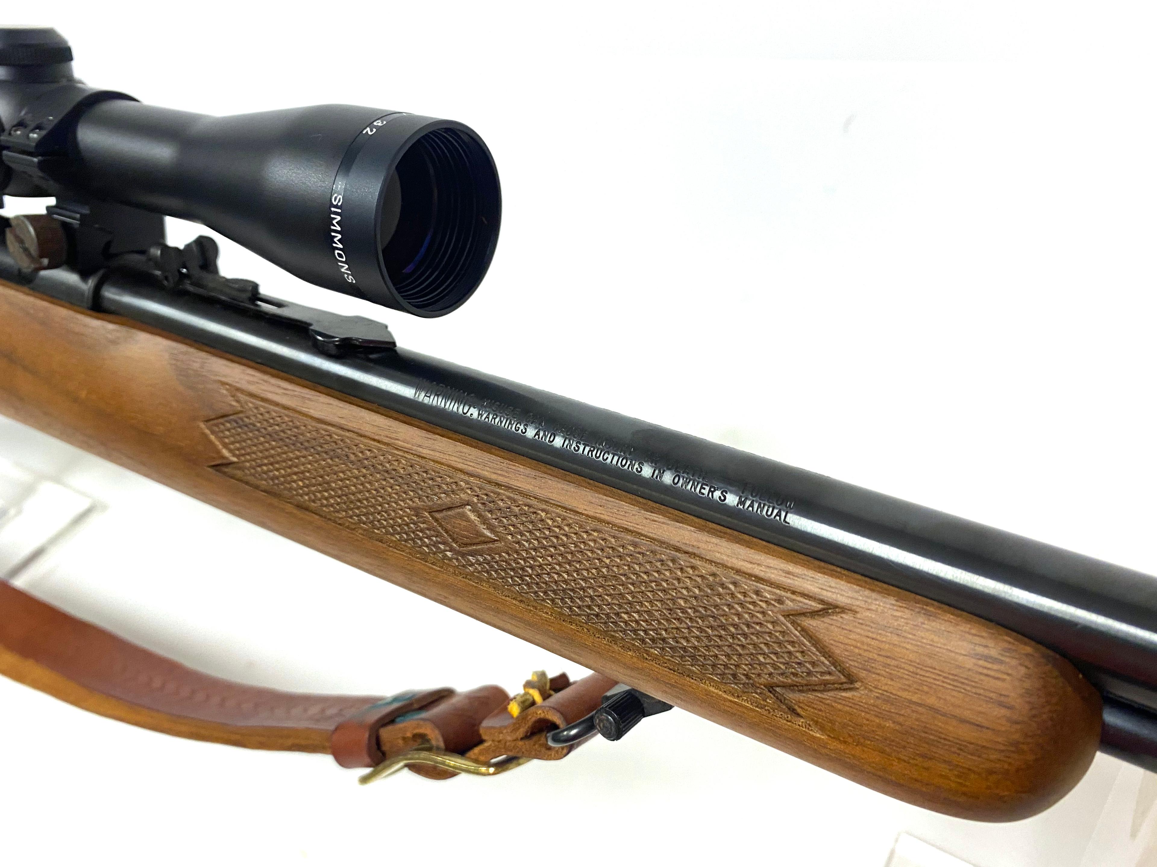 Excellent Marlin Firearms Co. Model 881 .22 LR Bolt Action Rifle w/ Scope & Sling