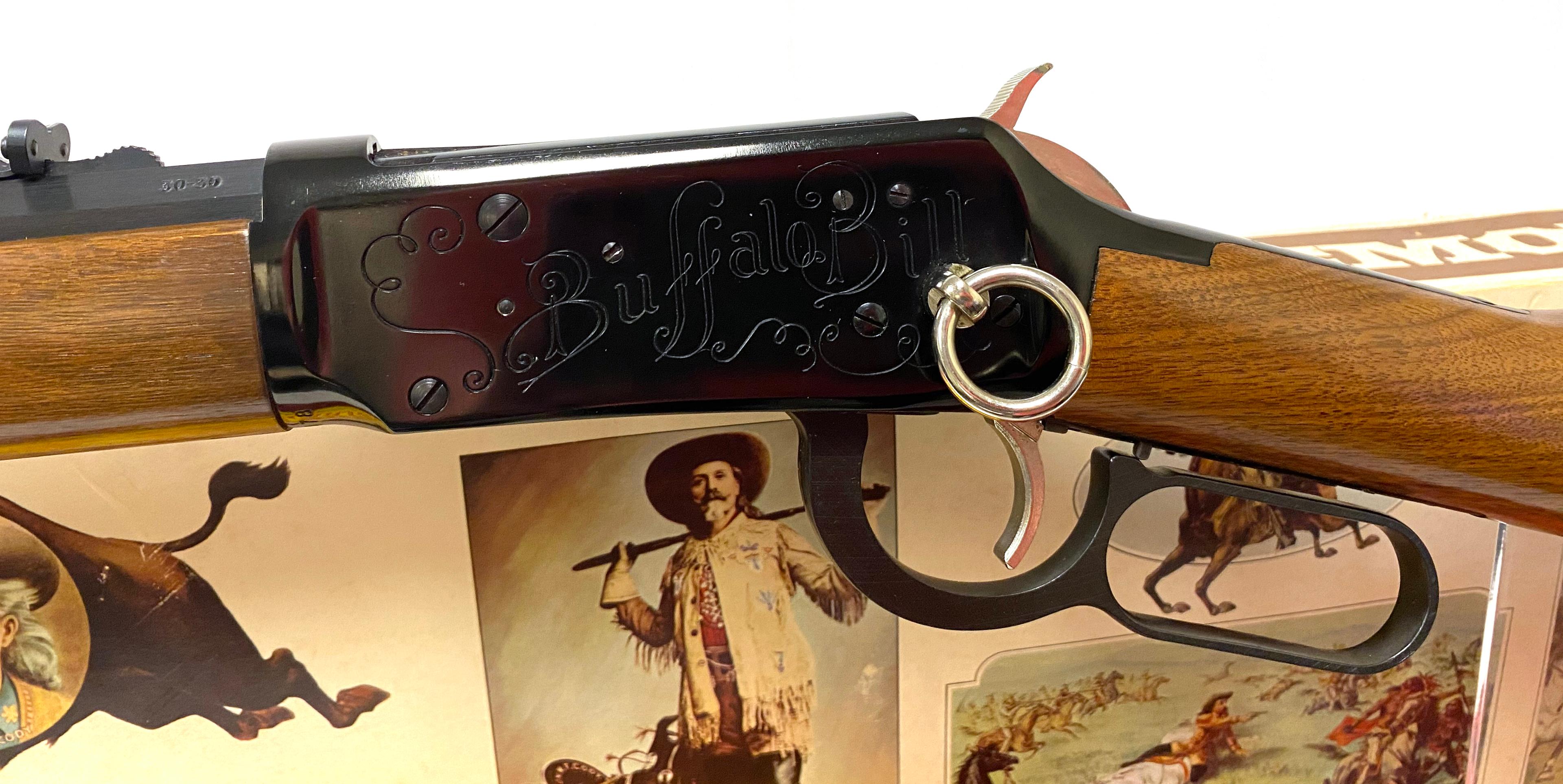 NIB Winchester Model 94 .30-30 WIN. Buffalo Bill Commemorative Lever Action Saddle Ring Carbine