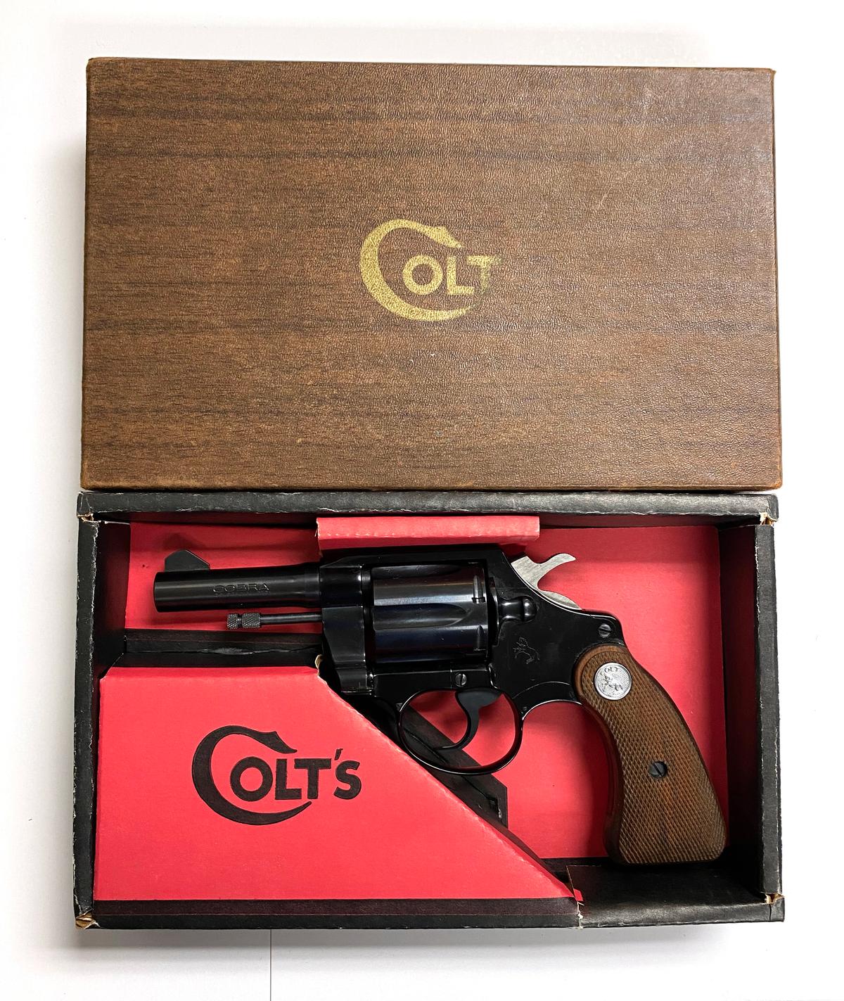 NIB 1969 Colt Cobra .38 Special 3” Blue Revolver