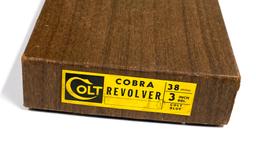 NIB 1969 Colt Cobra .38 Special 3” Blue Revolver