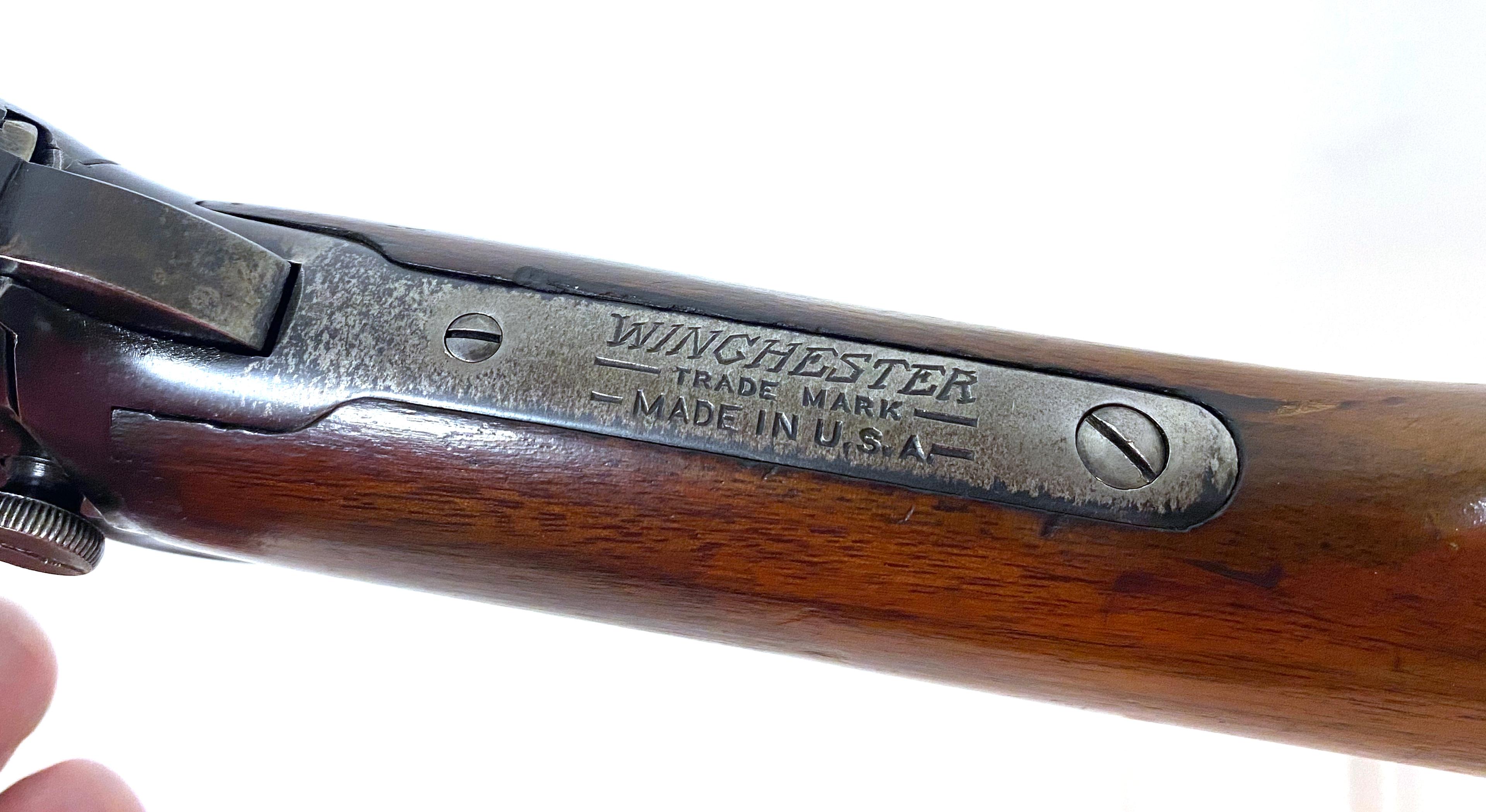 Post-1935 Production Winchester Model 1906 .22 S-L-LR Slamfire Pump Action Takedown Rifle