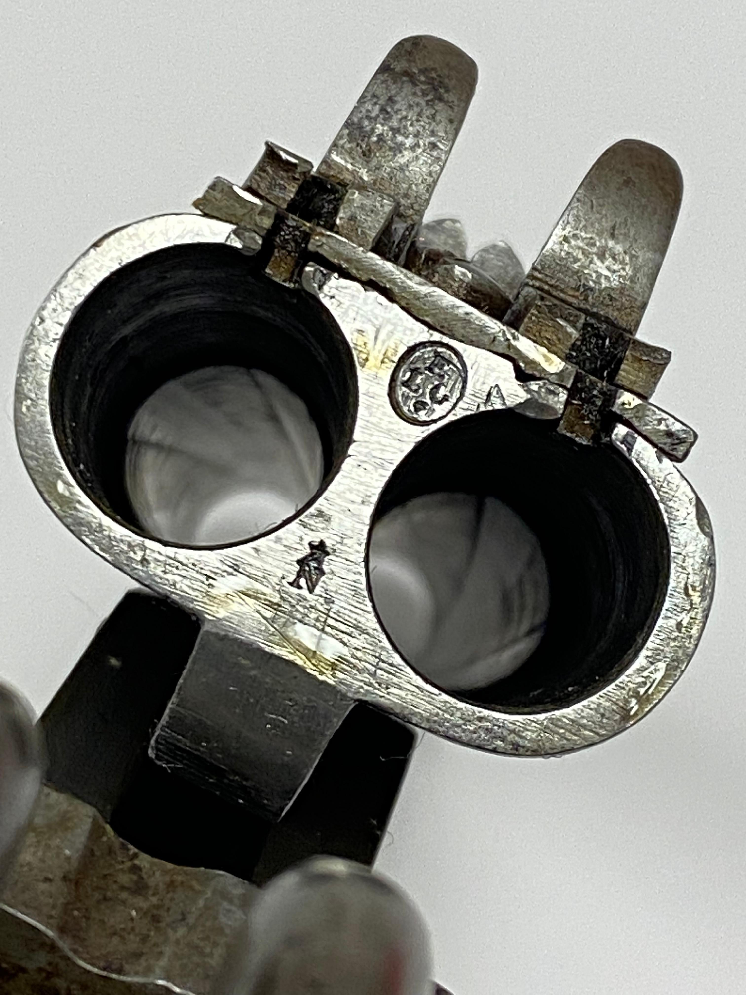 Continental Belgian Boxlock Pinfire Double Barrel Pistol, ca. 1840