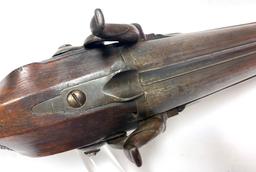 Antique Double Barrel / Hammer Caplock Muzzleloader Pistol