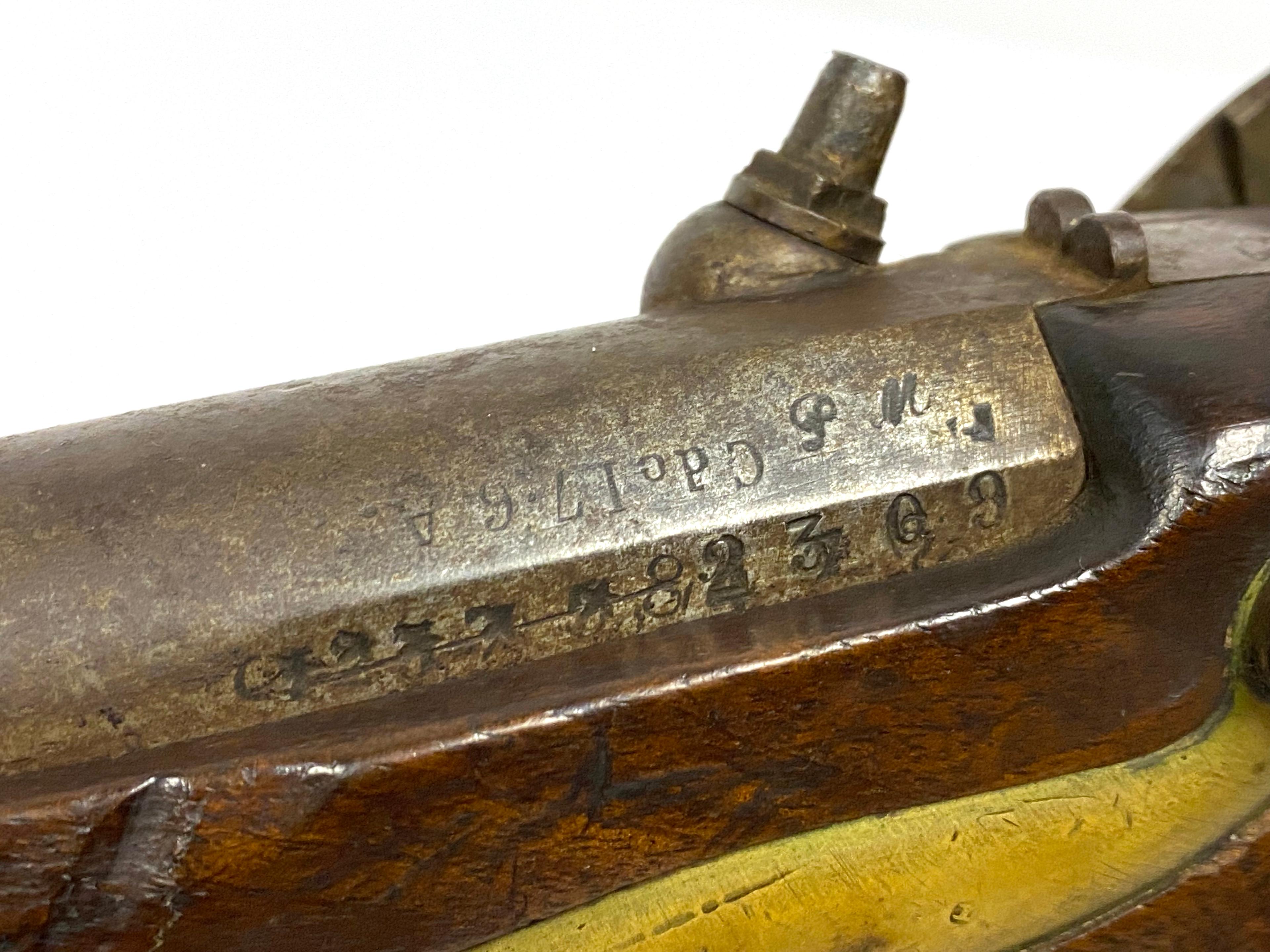 French Military Maubeuge Arsenal Model 1822 Percussion Service Pistol
