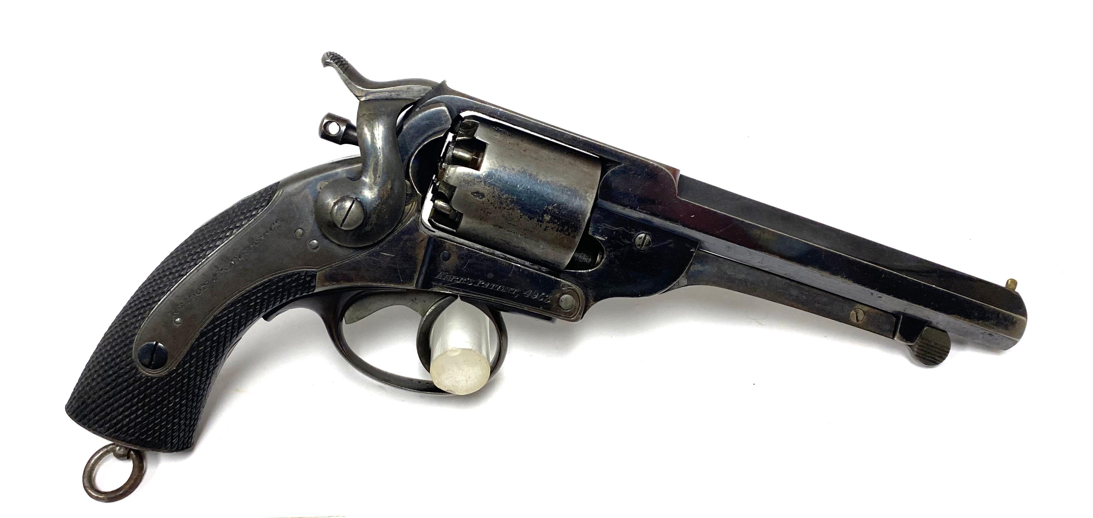 Exceptionally Rare Civil War Confederate Marked Kerr's Patent .44 Percussion Revolver