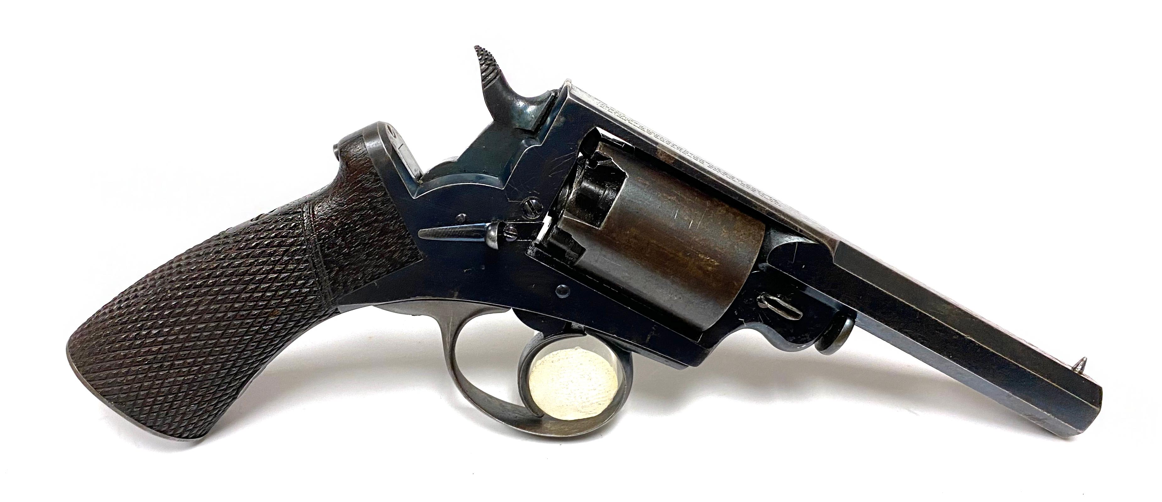 Excellent Cased Mass. Arms Co. Adams Patent Double Action .31 Cal. Percussion Pocket Revolver