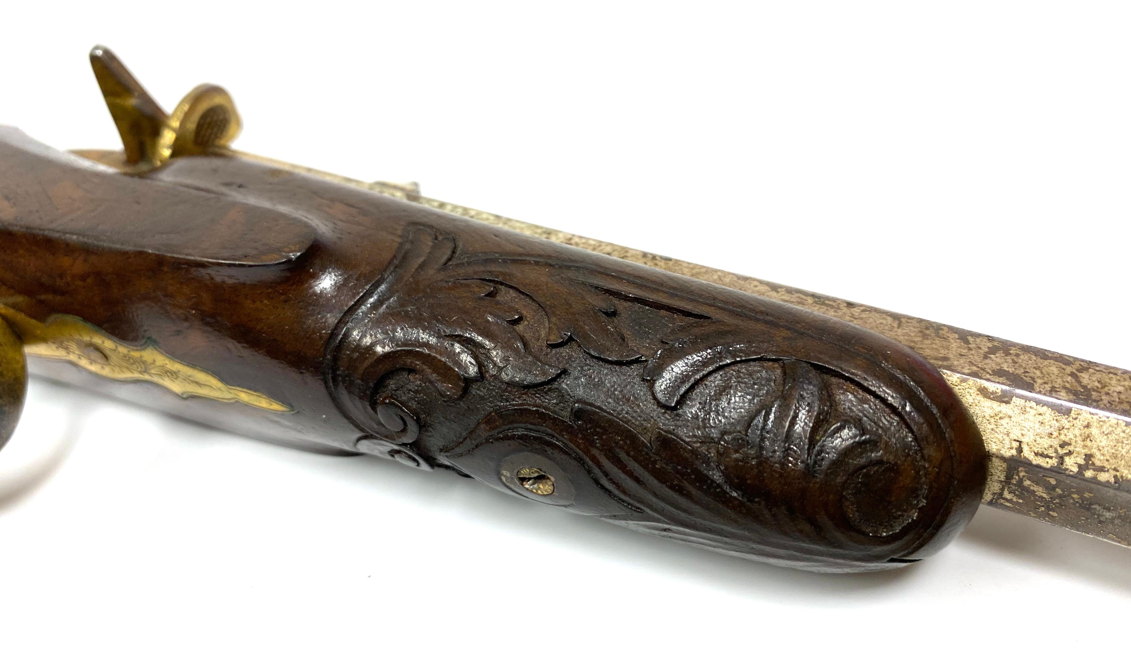 19th Century Belgian Rolling Block Flobert Parlor Pistol