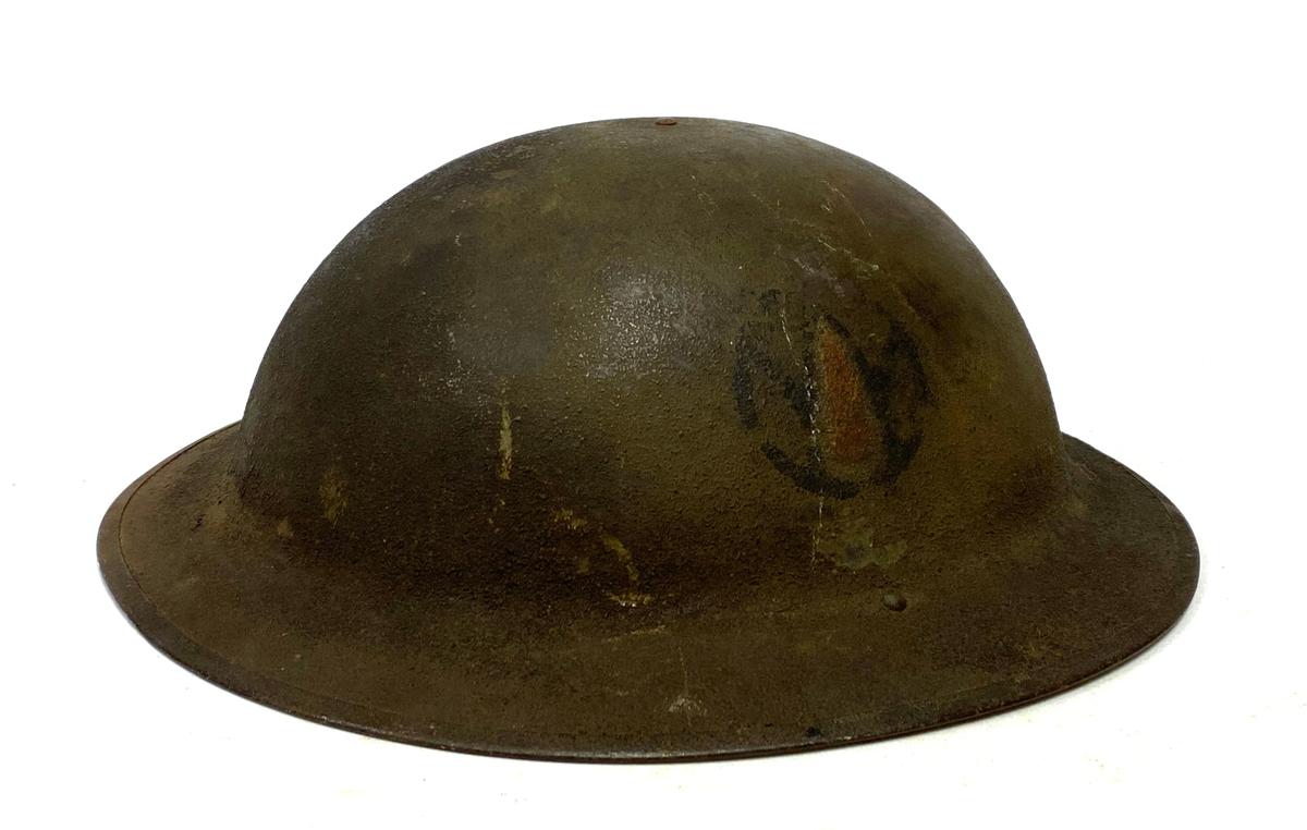 Original US WWI M1917 89th Infantry Division Field Artillery Doughboy Helmet