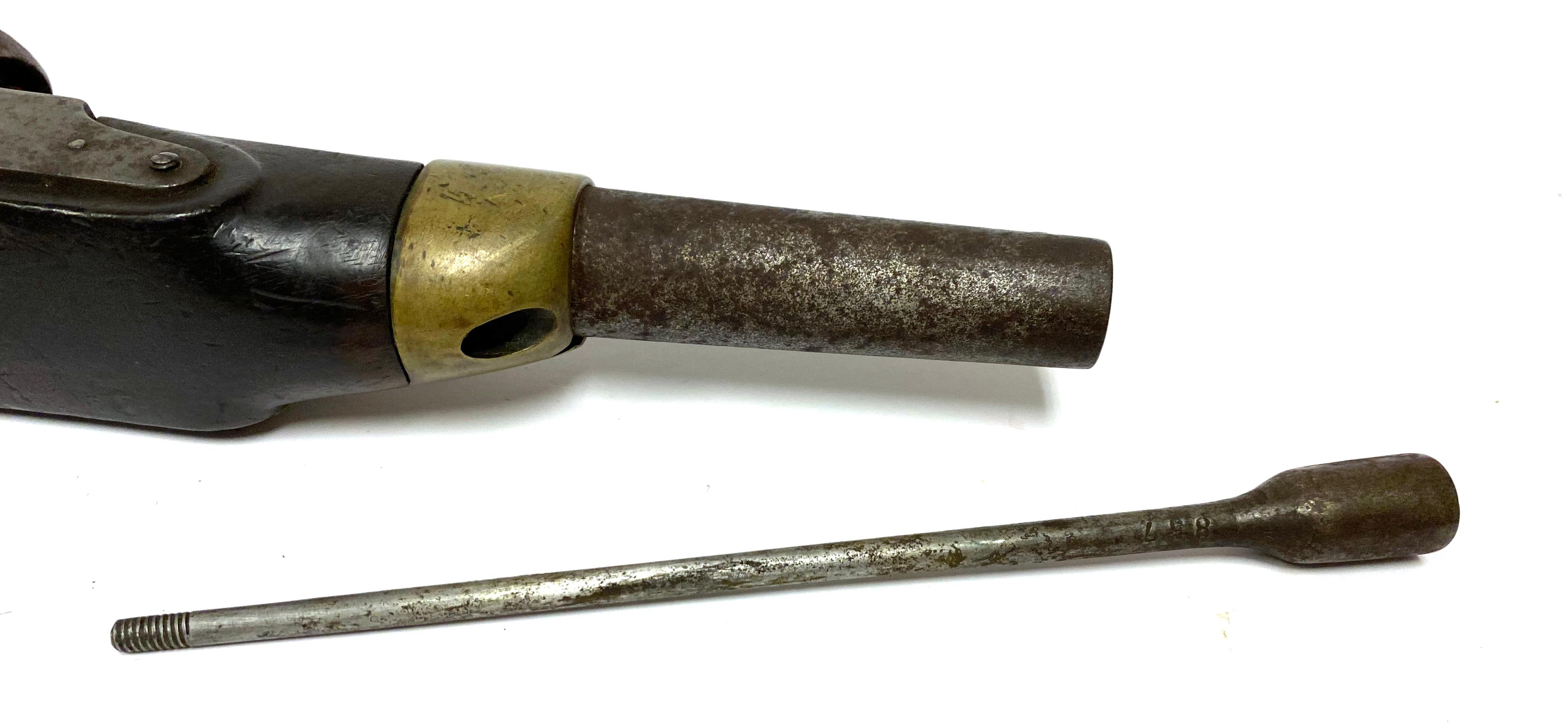 Original French Model 1822 T BIS Percussion Cavalry Pistol by St. Etienne