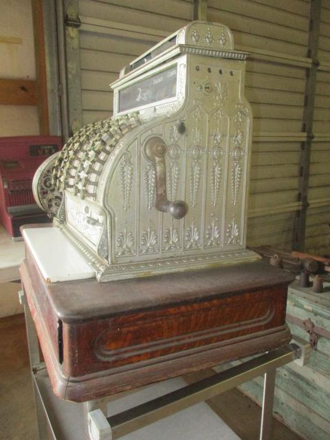 Antique Henry Kass Inc. National Hand Crank Cash Register