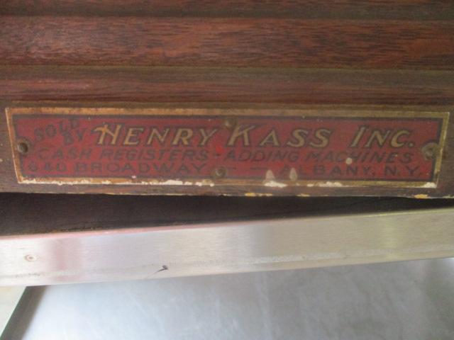 Antique Henry Kass Inc. National Hand Crank Cash Register