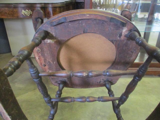 Antique Burkhardt Co. Victorian Gingerbread Rocking Chair