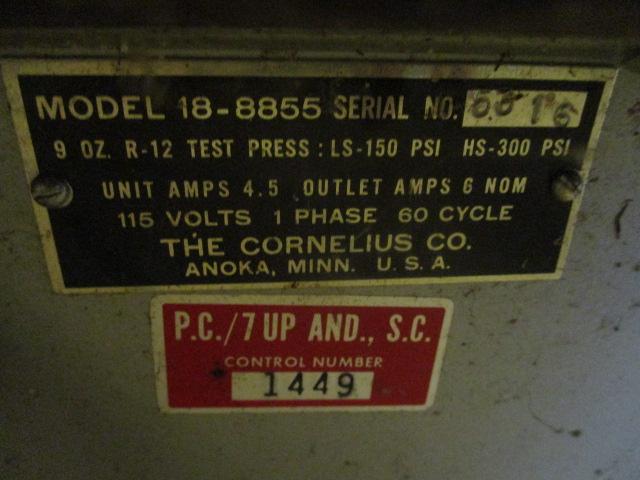 Vintage The Cornelius Co. Model 18-8855 Pepsi Chest Cooler