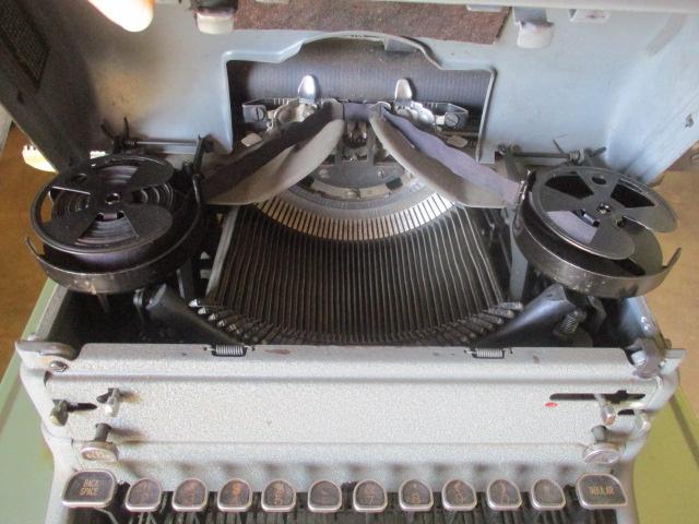 Antique Royal Touch Control Typewriter and Metal Rolling Drop Side Typewriter