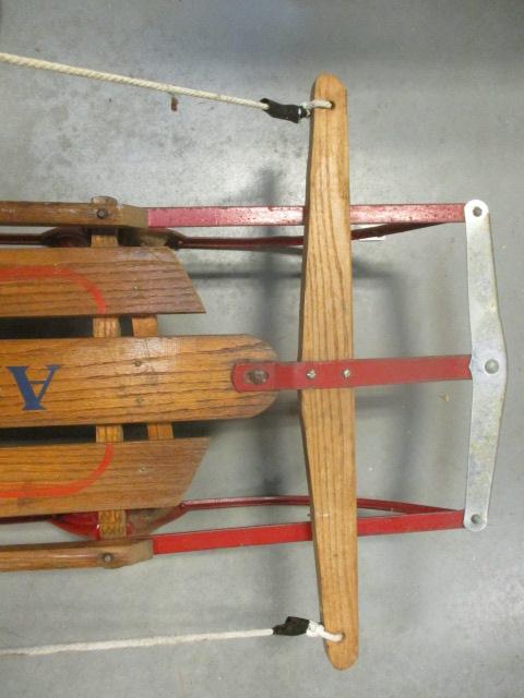 45" American Racer Wooden Sled