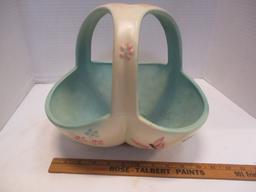 Hall Tri-Handle Centerpiece Bowl With Butterfly Motif